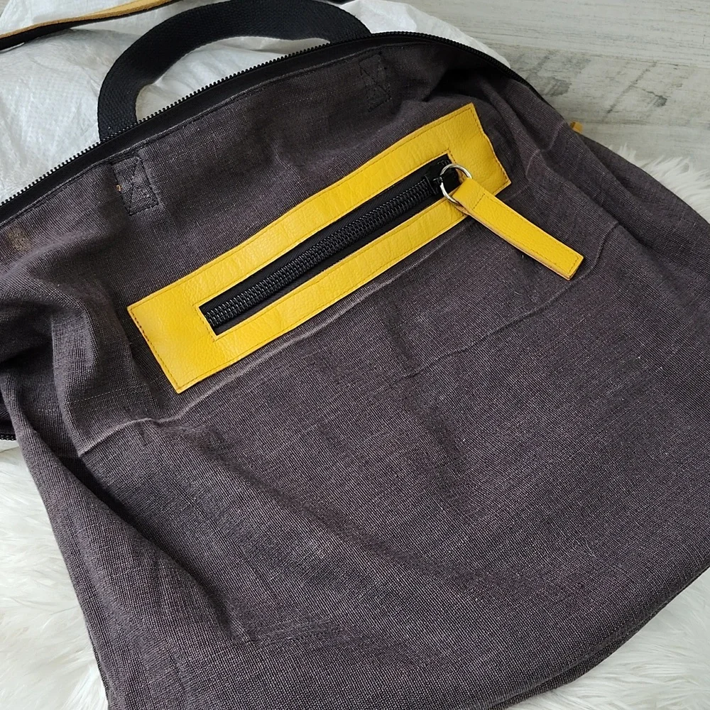 COTTON LINE BY ST ISIDOR CROSSBODY LARGE RICE BAG TOTE - Picture 11 of 13